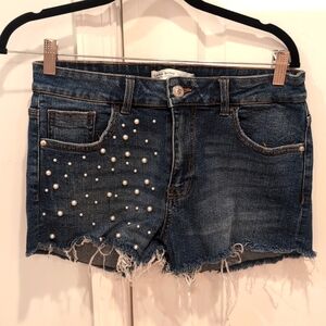Zara denim shorts